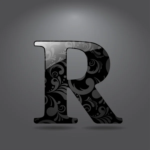 Буква R — стоковый вектор