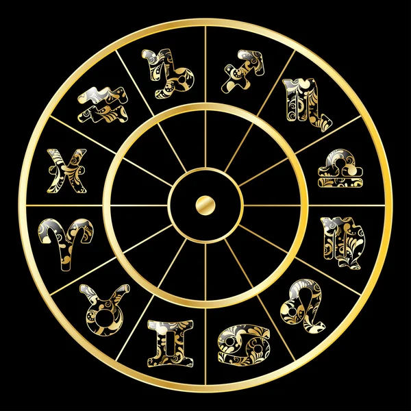 Segni zodiacali — Vettoriale Stock