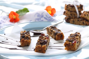 Chocolate Muesli Bars clipart