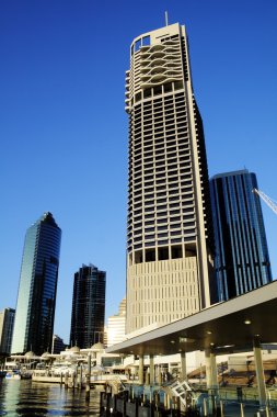 nehir kıyısındaki brisbane, Avustralya