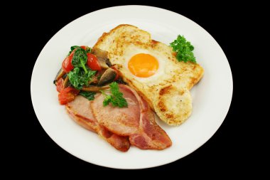 Egg Embedded In Toast