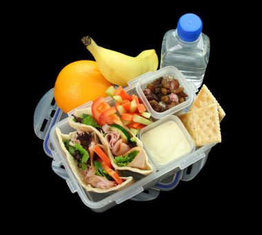 Healthy Children's Lunch Box clipart