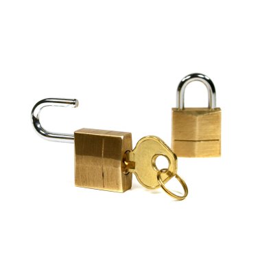 Padlocks By Two clipart