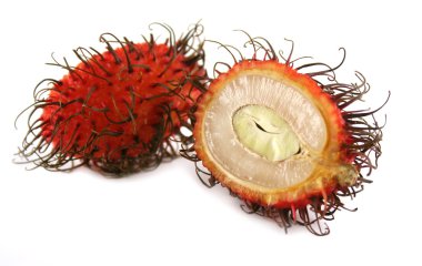 dilimlenmiş rambutan