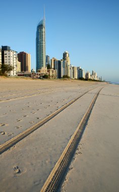 Q1 Building On Surfers Paradise Skyline clipart