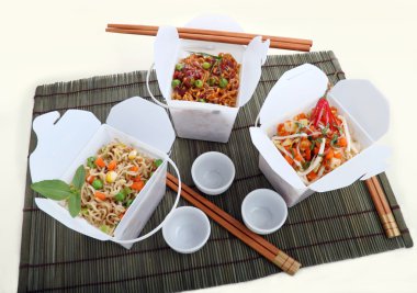 Take Away Noodles clipart