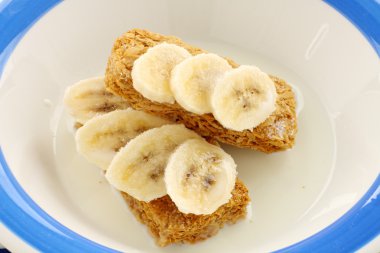 Weet Bix With Bananas clipart