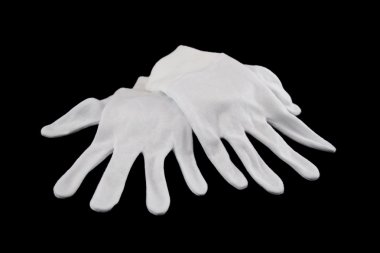 White Gloves clipart