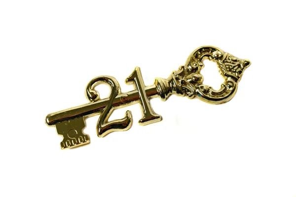 21st Birthday Key — Stock Photo, Image