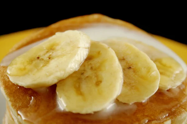 바나나 팬케이크 — 스톡 사진