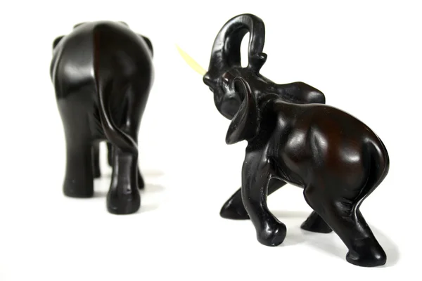 Black Elephants — Stock Photo, Image