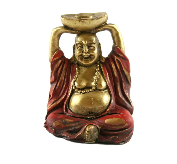 Buddha in ottone — Foto Stock