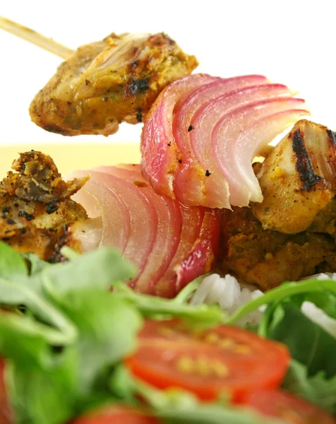 Frango Tandoori Kebabs — Fotografia de Stock