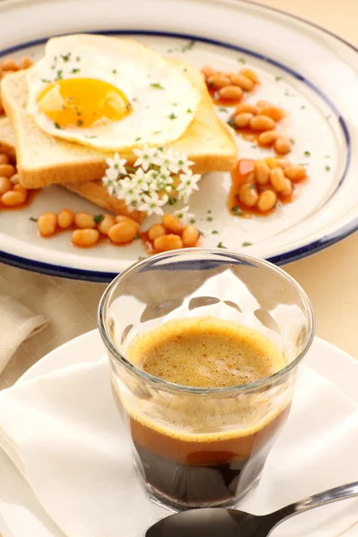 Café da manhã e café — Fotografia de Stock