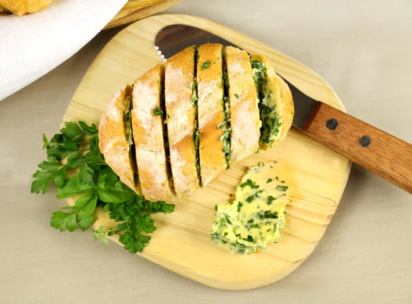 Herb And Garlic Bread — Stock Photo, Image