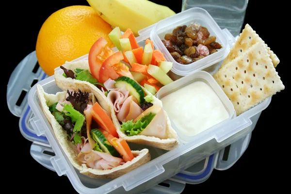 Scatola sana per pranzo per bambini — Foto Stock