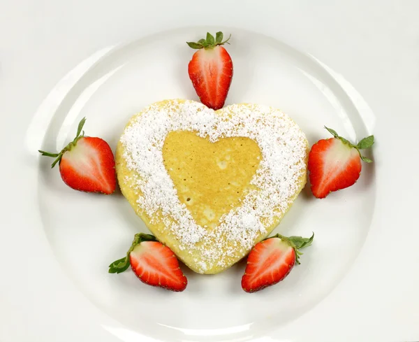 stock image Heart Shaped Pancake