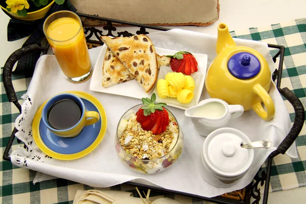 Breakfast Tray — Stock Photo, Image