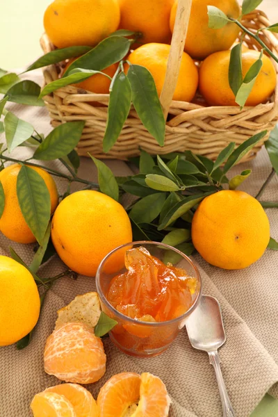 Mandarines et confiture — Photo