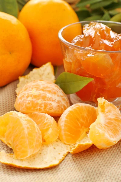 Pezzi di mandarino — Foto Stock