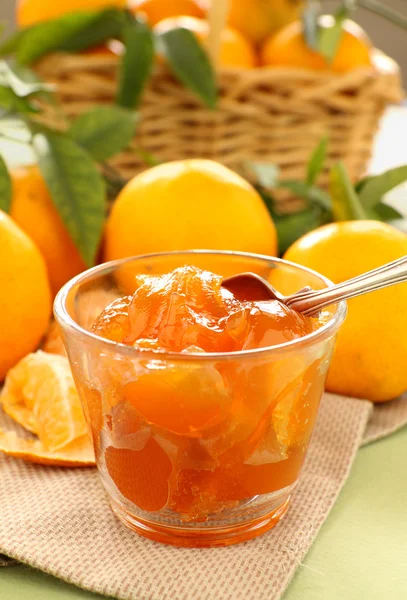 Mandariner och sylt — Stockfoto