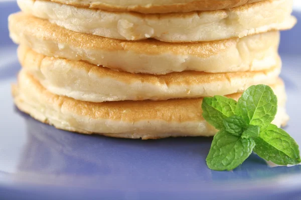 Pancake Stack com guarnição — Fotografia de Stock