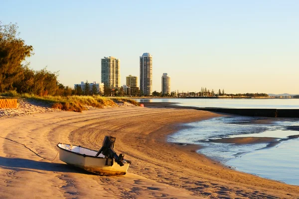 Splašený zálivu zlaté pobřeží Austrálie — Stock fotografie