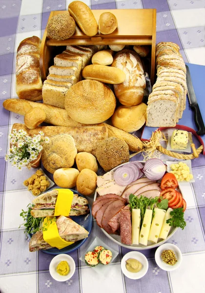 Selection Of Breads — Stock Photo, Image