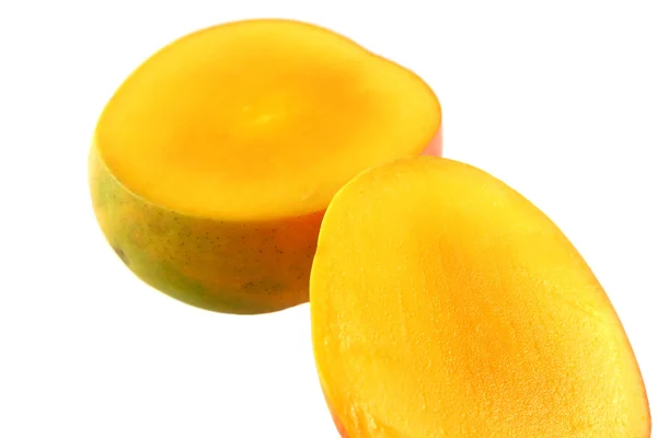 新鲜切片的芒果färsk skivad mango — 图库照片