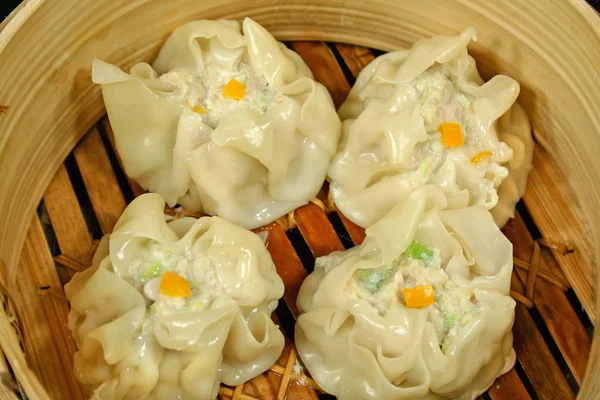Steamed Dim Sums — Stock Photo, Image