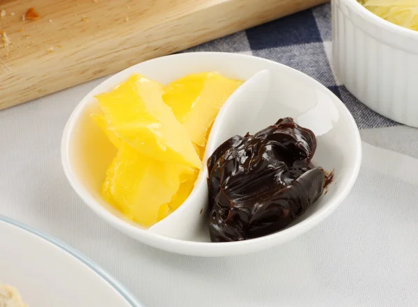 Vegemite And Butter — Stock Photo, Image