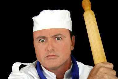 Angry Chef clipart