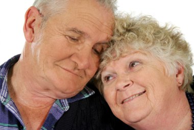 Happy Senior Couple 1 clipart