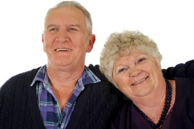 Happy Senior Couple 4 clipart