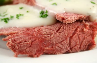 Corn Beef And White Sauce clipart