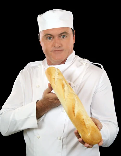 Breadroll Chef — Stock Photo, Image