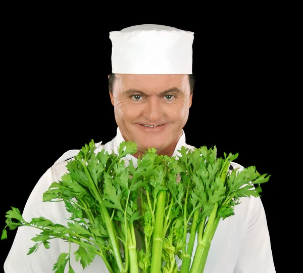 Celery Chef — Stock Photo, Image