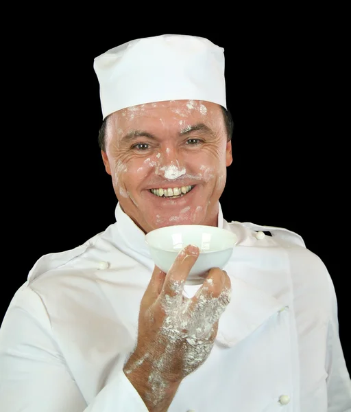 Bloem chef-kok — Stockfoto