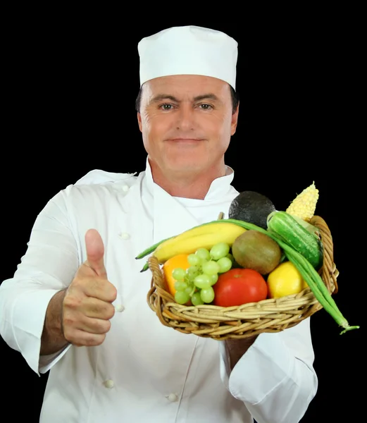 Gezonde chef-kok — Stockfoto