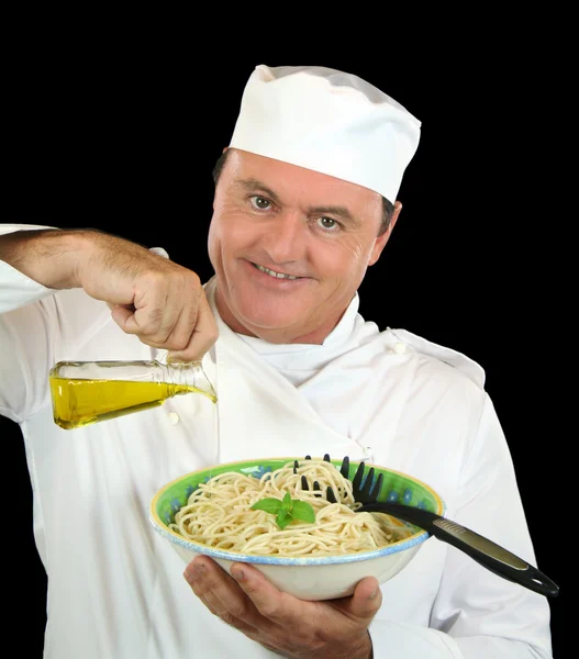 Olijfolie chef-kok — Stockfoto
