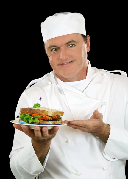 Sandwich chef-kok — Stockfoto