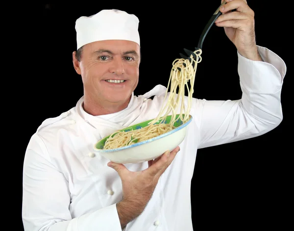 Спагетти-шеф — стоковое фото