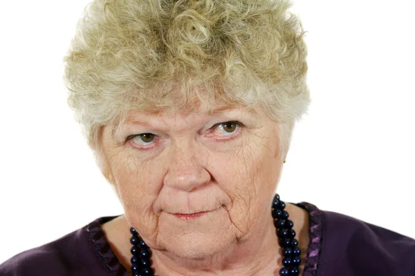 Serious Senior Lady 2 — Stock Photo, Image