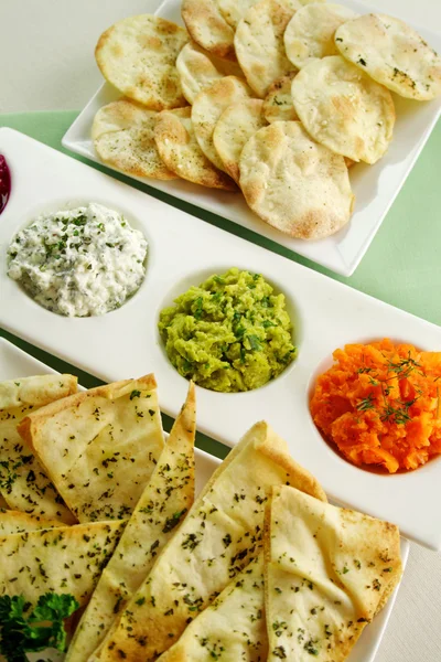 Assorted Dips — Stock Photo, Image