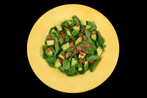 Pastırma ve avokado salata 1 — Stok fotoğraf