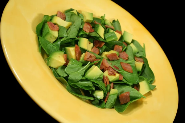 Salat mit Avocado und Speck 3 — Stockfoto
