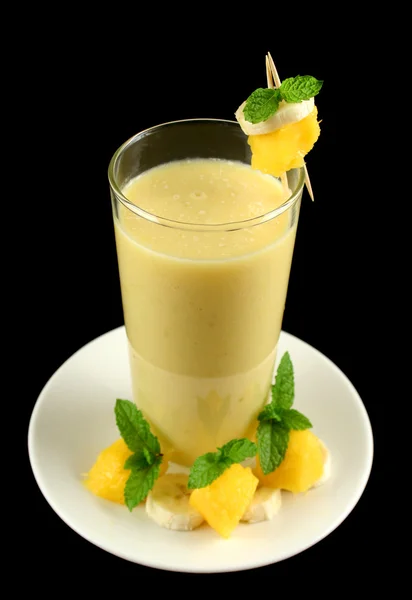 Banán és mangó Smoothie 1 — Stock Fotó
