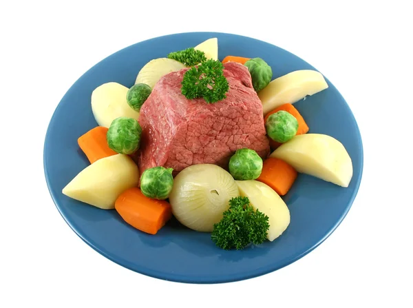 Beef Brisket And Vegetables — Stock Photo, Image