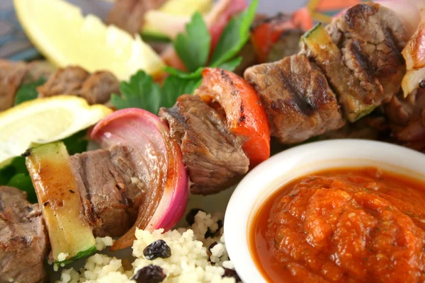 Kebabs de carne 6 — Fotografia de Stock