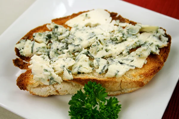 Tostadas de queso azul — Foto de Stock